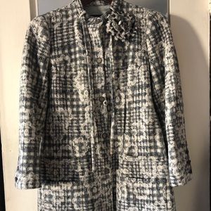 CHANEL 3/4 sleeve knee length Coat